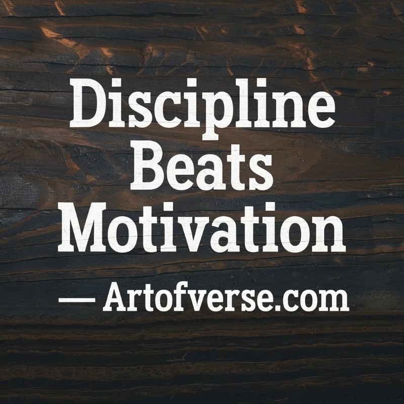 Discipline Beats Motivation: How Consistency Outshines Inspiration